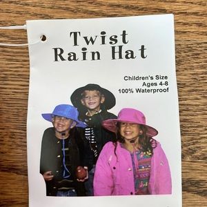 NWT Child’s Rain Hat
